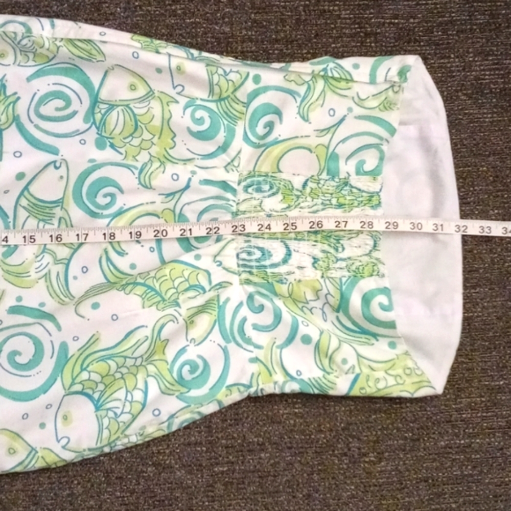 🆕 🐟VTG Lilly Pulitzer🐟 - "School's Out" Strapless Dress - Picture 16 of 16